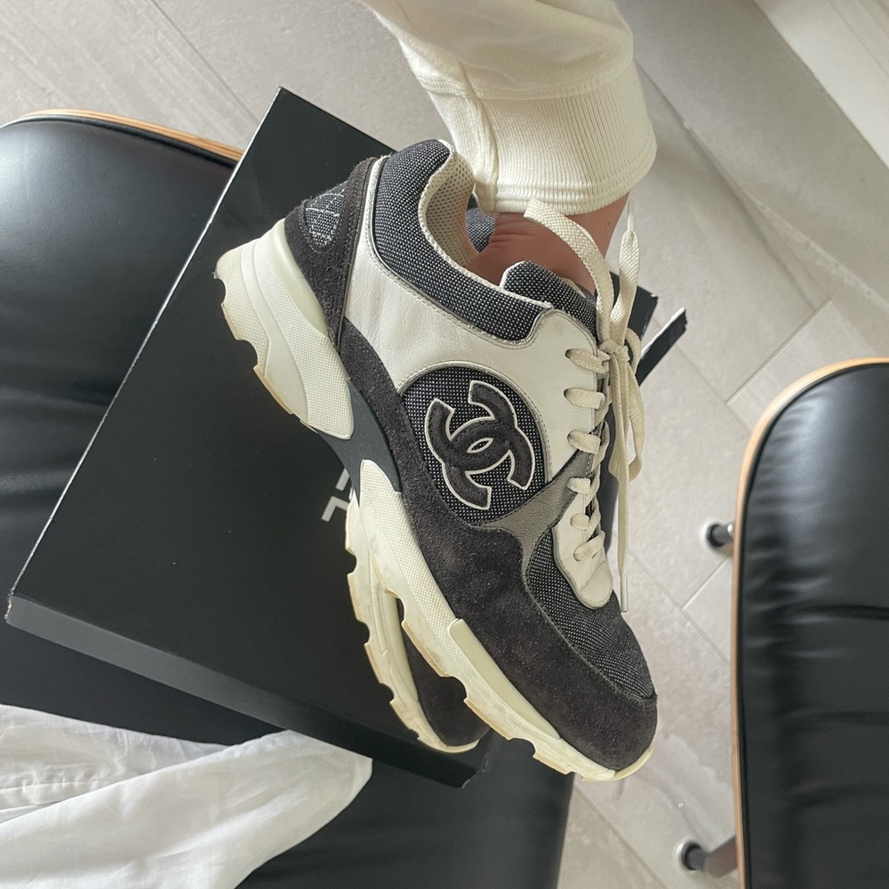 CHANEL Denim Trainer Shoes - Rare!